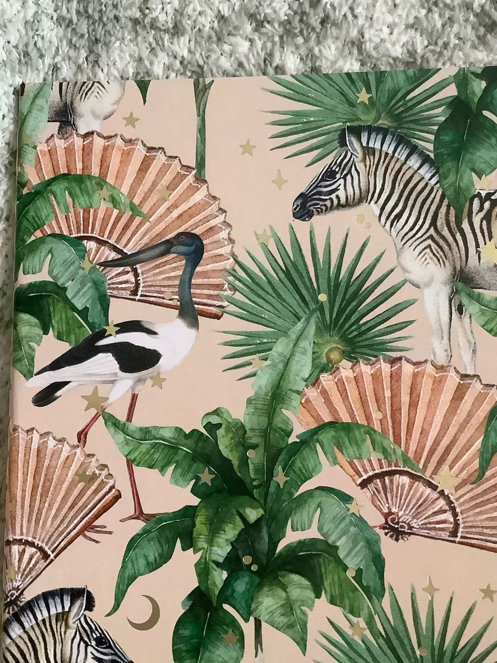 Stunning Tropical Animals and Plants Lined Pages Journal Notebook NWT 60 pages